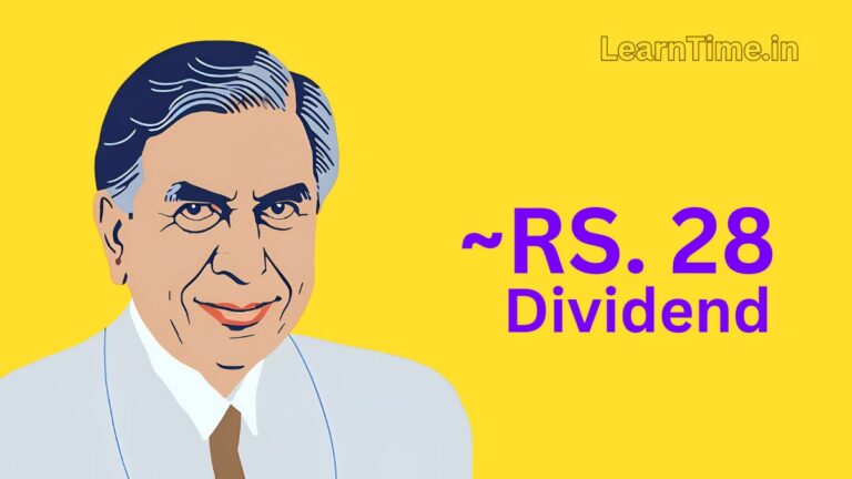 Rs 28 DIVIDEND Tata Stock: