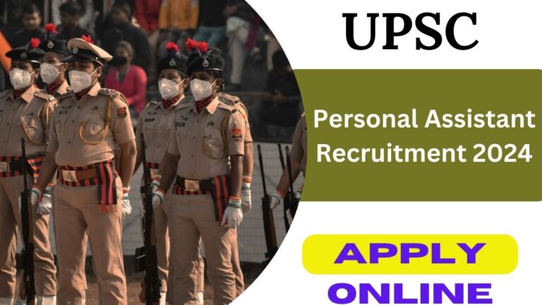 UPSC Personal Assistant Recruitment