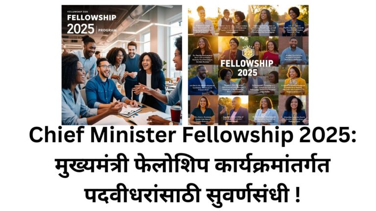 Chief Minister Fellowship 2025