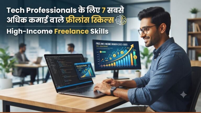 High-Income Freelance Skills - Tech Professionals के लिए 7 सबसे अधिक कमाई वाले फ्रीलांस स्किल्स